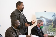 January 12, 2022: Sen. Street toured the 106th Pennsylvania Farm show talking with vendors, exhibitors and advocates about local agriculture.  Later, he met with a delegation of representatives of African nations to discuss possible agricultural development cooperation before sitting down for an interview with Russell Redding, Pennsylvania’s Secretary of Agriculture.