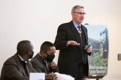 January 12, 2022: Sen. Street toured the 106th Pennsylvania Farm show talking with vendors, exhibitors and advocates about local agriculture.  Later, he met with a delegation of representatives of African nations to discuss possible agricultural development cooperation before sitting down for an interview with Russell Redding, Pennsylvania’s Secretary of Agriculture.