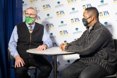 Enero 12, 2022: Sen. Street toured the 106th Pennsylvania Farm show talking with vendors, exhibitors and advocates about local agriculture.  Later, he met with a delegation of representatives of African nations to discuss possible agricultural development cooperation before sitting down for an interview with Russell Redding, Pennsylvania’s Secretary of Agriculture.
