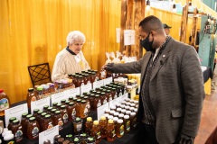 January 12, 2022: Sen. Street toured the 106th Pennsylvania Farm show talking with vendors, exhibitors and advocates about local agriculture.  Later, he met with a delegation of representatives of African nations to discuss possible agricultural development cooperation before sitting down for an interview with Russell Redding, Pennsylvania’s Secretary of Agriculture.