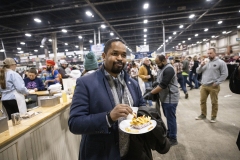 January 2024: Senator Sharif Street attends the the 108th Pennsylvania Farm Show. 