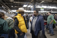 Enero de 2024: El Senador Sharif Street asiste al 108º Pennsylvania Farm Show. 