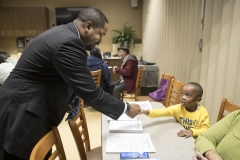 Sen. Vincent Hughes and Sen. Sharif Street at the ACA enrollment tour stop at the Shopright on Fox Street in Philadelphia, Nov. 16, 2017. James Robinson | Pennsylvania Senate Democratic Caucus