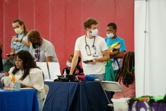 July 9, 2022: State Senator Sharif Street, Temple University Health Sciences, Office of Community Affairs and Engagement, and United Health Care and North, Inc hosted a Family Baby Shower on July 9th from 10am - 2pm. This event was free to the community and offered new and expecting Mom, Dads and Caregivers many healthcare, dietary and social resources that can help them and their babies live healthy lifestyles.