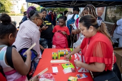 19 de agosto de 2023: El senador Sharif Street organiza una feria de vuelta al cole.