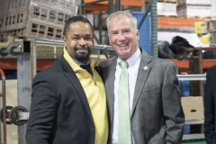 December 12, 2022: Senator Sharif Street joins Sen. Dillon and other local elected officials to announce a $1.25 million grant for the Caring for Friends to help fund a new 12,000-square-foot refrigerated storage facility.