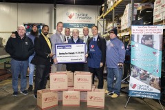 December 12, 2022: Senator Sharif Street joins Sen. Dillon and other local elected officials to announce a $1.25 million grant for the Caring for Friends to help fund a new 12,000-square-foot refrigerated storage facility.