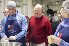 December 12, 2022: Senator Sharif Street joins Sen. Dillon and other local elected officials to announce a $1.25 million grant for the Caring for Friends to help fund a new 12,000-square-foot refrigerated storage facility.