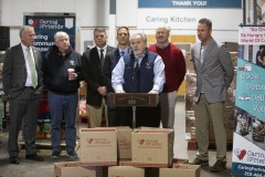 December 12, 2022: Senator Sharif Street joins Sen. Dillon and other local elected officials to announce a $1.25 million grant for the Caring for Friends to help fund a new 12,000-square-foot refrigerated storage facility.