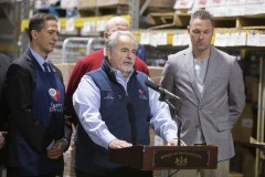 December 12, 2022: Senator Sharif Street joins Sen. Dillon and other local elected officials to announce a $1.25 million grant for the Caring for Friends to help fund a new 12,000-square-foot refrigerated storage facility.