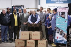 December 12, 2022: Senator Sharif Street joins Sen. Dillon and other local elected officials to announce a $1.25 million grant for the Caring for Friends to help fund a new 12,000-square-foot refrigerated storage facility.