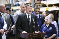 December 12, 2022: Senator Sharif Street joins Sen. Dillon and other local elected officials to announce a $1.25 million grant for the Caring for Friends to help fund a new 12,000-square-foot refrigerated storage facility.