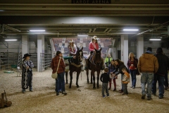 January 14, 2022: Senators Sharif Street and Amanda Cappelletti participate in the 2022 Celebrity Cow Milking Contest.