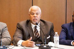 November 5, 2021: Sen. Street, in conjunction with the newly formed bicameral Crime Prevention Caucus and Philadelphia Sheriff Rochelle Bilal, held a Crime and Violence Prevention Summit at Esperanza University in North Philadelphia yesterday.  Testifiers included District Attorney Larry Krasner, Police Commissioner Danielle Outlaw, as well as representatives of community and student groups.