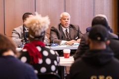 November 5, 2021: Sen. Street, in conjunction with the newly formed bicameral Crime Prevention Caucus and Philadelphia Sheriff Rochelle Bilal, held a Crime and Violence Prevention Summit at Esperanza University in North Philadelphia yesterday.  Testifiers included District Attorney Larry Krasner, Police Commissioner Danielle Outlaw, as well as representatives of community and student groups.