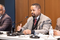 November 5, 2021: Sen. Street, in conjunction with the newly formed bicameral Crime Prevention Caucus and Philadelphia Sheriff Rochelle Bilal, held a Crime and Violence Prevention Summit at Esperanza University in North Philadelphia yesterday.  Testifiers included District Attorney Larry Krasner, Police Commissioner Danielle Outlaw, as well as representatives of community and student groups.