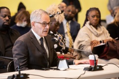 November 5, 2021: Sen. Street, in conjunction with the newly formed bicameral Crime Prevention Caucus and Philadelphia Sheriff Rochelle Bilal, held a Crime and Violence Prevention Summit at Esperanza University in North Philadelphia yesterday.  Testifiers included District Attorney Larry Krasner, Police Commissioner Danielle Outlaw, as well as representatives of community and student groups.