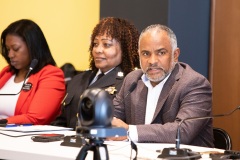 November 5, 2021: Sen. Street, in conjunction with the newly formed bicameral Crime Prevention Caucus and Philadelphia Sheriff Rochelle Bilal, held a Crime and Violence Prevention Summit at Esperanza University in North Philadelphia yesterday.  Testifiers included District Attorney Larry Krasner, Police Commissioner Danielle Outlaw, as well as representatives of community and student groups.
