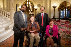 October 22, 2019: Senator Sharif Street joins Sen. Tartaglione at her Annual Disability Awareness Day at the Capitol.