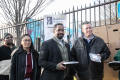 April 2, 2022: Senator Sharif Street joined Loree Jones of Philabundance to kick off the 30-day food drive which marks the beginning of Ramadan.