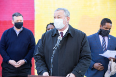 April 13, 2021: Sen. Street, along with Mayor Jim Kenney and other Philadelphia officials, held a news conference in North Philadelphia  today to announce 30 days of food distribution that will deliver 6,000 meals to local residents during the holy month of Ramadan. The program is a partnership between Street and Philabundance, the city’s leading hunger prevention organization.