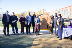 April 13, 2021: Sen. Street, along with Mayor Jim Kenney and other Philadelphia officials, held a news conference in North Philadelphia  today to announce 30 days of food distribution that will deliver 6,000 meals to local residents during the holy month of Ramadan. The program is a partnership between Street and Philabundance, the city’s leading hunger prevention organization.