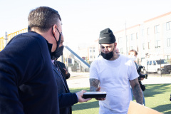 April 13, 2021: Sen. Street, along with Mayor Jim Kenney and other Philadelphia officials, held a news conference in North Philadelphia  today to announce 30 days of food distribution that will deliver 6,000 meals to local residents during the holy month of Ramadan. The program is a partnership between Street and Philabundance, the city’s leading hunger prevention organization.