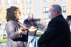 April 13, 2021: Sen. Street, along with Mayor Jim Kenney and other Philadelphia officials, held a news conference in North Philadelphia  today to announce 30 days of food distribution that will deliver 6,000 meals to local residents during the holy month of Ramadan. The program is a partnership between Street and Philabundance, the city’s leading hunger prevention organization.