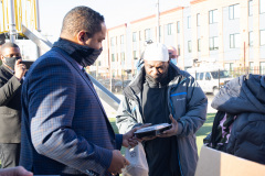 April 13, 2021: Sen. Street, along with Mayor Jim Kenney and other Philadelphia officials, held a news conference in North Philadelphia  today to announce 30 days of food distribution that will deliver 6,000 meals to local residents during the holy month of Ramadan. The program is a partnership between Street and Philabundance, the city’s leading hunger prevention organization.