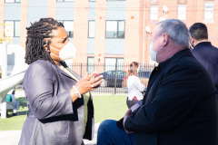 April 13, 2021: Sen. Street, along with Mayor Jim Kenney and other Philadelphia officials, held a news conference in North Philadelphia  today to announce 30 days of food distribution that will deliver 6,000 meals to local residents during the holy month of Ramadan. The program is a partnership between Street and Philabundance, the city’s leading hunger prevention organization.