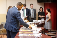 June 5, 2019: Sen. Street hosted a lunch at the Capitol to mark Eid Al-Fitr, a three day celebration that occurs at the end of the Islamic holy month of Ramadan. After avoiding food and water while the sun is up for the past month, Eid marks the breaking of the fast for Muslims around the world.