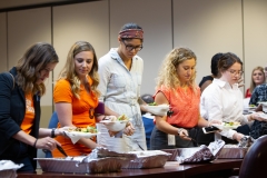 June 5, 2019: Sen. Street hosted a lunch at the Capitol to mark Eid Al-Fitr, a three day celebration that occurs at the end of the Islamic holy month of Ramadan. After avoiding food and water while the sun is up for the past month, Eid marks the breaking of the fast for Muslims around the world.