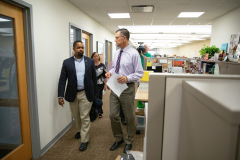 August 8, 2019: Senator Sharif Street tours the Esperanza Health Center.