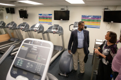 August 8, 2019: Senator Sharif Street tours the Esperanza Health Center.