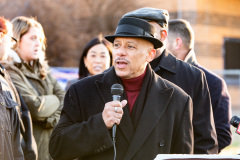 January 8, 2020: Senate Democrats stood at sunrise today with House colleagues, parents, teachers and city officials outside Carnell Elementary School to decry the continued contamination of Philadelphia schools and demand at least $170 million from the state’s Rainy Day Fund to remediate toxic schools. Carnell has been closed since mid-December due to asbestos contamination.