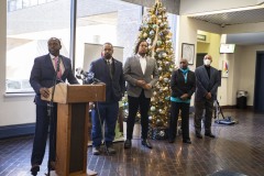 December 28, 2022: Senator Sharif Street and Representative Malcolm Kenyatta presented the Behavioral Wellness Center at Girard with a state grant to be used for upgrades to the hospital and treatment facility, which will provide enriched and expanded substance abuse and mental health services to communities across Philadelphia.