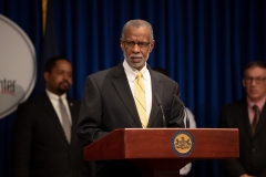 9 de abril de 2019: El senador estatal Sharif Street y el senador estatal Art Haywood se unieron al Departamento de Cine de la Universidad de Villanova, John Pace y Tyrone Werts para una conferencia de prensa y la proyección de The Mayor of Graterford.