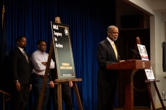 9 de abril de 2019: El senador estatal Sharif Street y el senador estatal Art Haywood se unieron al Departamento de Cine de la Universidad de Villanova, John Pace y Tyrone Werts para una conferencia de prensa y la proyección de The Mayor of Graterford.