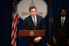 9 de abril de 2019: El senador estatal Sharif Street y el senador estatal Art Haywood se unieron al Departamento de Cine de la Universidad de Villanova, John Pace y Tyrone Werts para una conferencia de prensa y la proyección de The Mayor of Graterford.