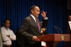 9 de abril de 2019: El senador estatal Sharif Street y el senador estatal Art Haywood se unieron al Departamento de Cine de la Universidad de Villanova, John Pace y Tyrone Werts para una conferencia de prensa y la proyección de The Mayor of Graterford.