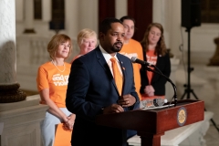 June 5, 2019: Senator Street joins fellow members of the Pennsylvania Senate Democratic Caucus to outline various policy on gun reform in the commonwealth in an effort to provide substantive reform that addresses the proliferation of firearms as well as those effects at a state level.