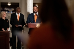 June 5, 2019: Senator Street joins fellow members of the Pennsylvania Senate Democratic Caucus to outline various policy on gun reform in the commonwealth in an effort to provide substantive reform that addresses the proliferation of firearms as well as those effects at a state level.