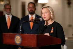 Junio 5, 2019: Senator Street joins fellow members of the Pennsylvania Senate Democratic Caucus to outline various policy on gun reform in the commonwealth in an effort to provide substantive reform that addresses the proliferation of firearms as well as those effects at a state level.