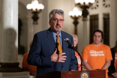 June 5, 2019: Senator Street joins fellow members of the Pennsylvania Senate Democratic Caucus to outline various policy on gun reform in the commonwealth in an effort to provide substantive reform that addresses the proliferation of firearms as well as those effects at a state level.