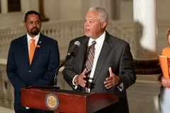 June 5, 2019: Senator Street joins fellow members of the Pennsylvania Senate Democratic Caucus to outline various policy on gun reform in the commonwealth in an effort to provide substantive reform that addresses the proliferation of firearms as well as those effects at a state level.