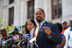 July 6, 2021: Sen. Street & Family gather with law enforcement and advocates to speak on this tragedy and the investigation.