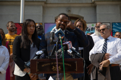 July 6, 2021: Sen. Street & Family gather with law enforcement and advocates to speak on this tragedy and the investigation.