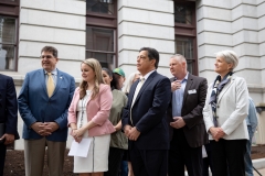 May 7, 2019:  Senator Street joins his fellow Legislative Hunger Caucus members at an event  to mark the opening of the 10th season of the Capitol Hunger Garden.