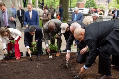 May 7, 2019:  Senator Street joins his fellow Legislative Hunger Caucus members at an event  to mark the opening of the 10th season of the Capitol Hunger Garden.