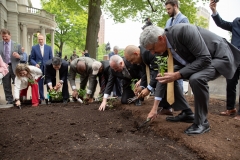 May 7, 2019:  Senator Street joins his fellow Legislative Hunger Caucus members at an event  to mark the opening of the 10th season of the Capitol Hunger Garden.